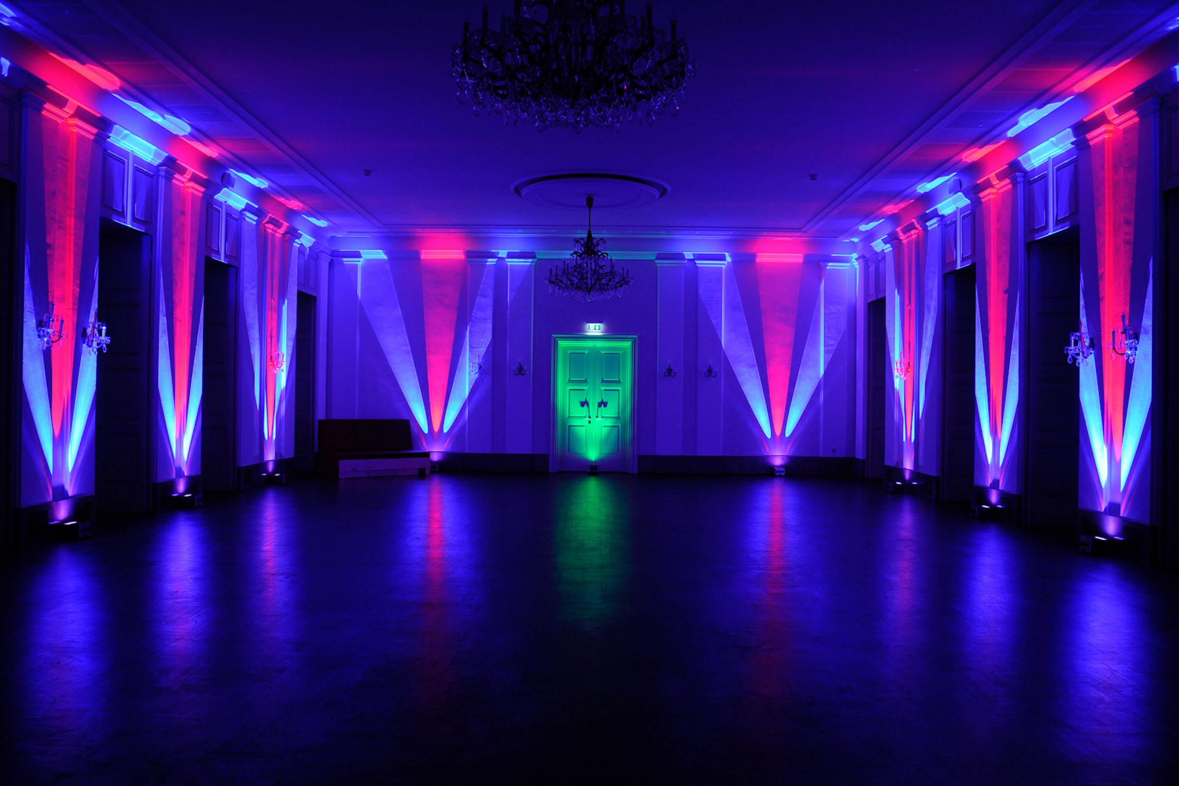 Ambientebeleuchtung - Uplight, Location, Party, Hochzeit